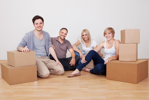 Planning a home move in Hollandpark with packing materials and furniture